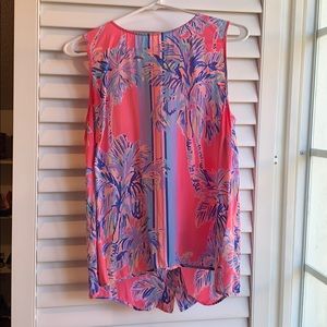 Lilly Pulitzer Silk Blouse LARGE